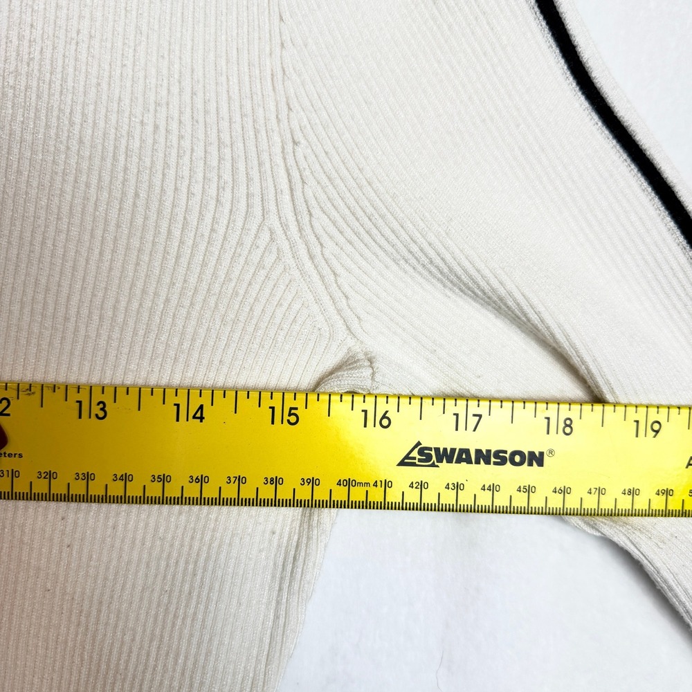 WHBM Rib Knit Colorblock Sweater Medium - Picture 7 of 12